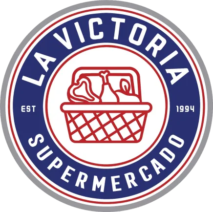 Sello de La Victoria Supermercado, establecido en 1994